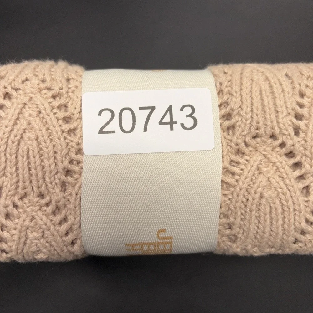 Sand Jeremiah Brent Home 100% Cotton Knitted Pointelle Scallop 50in x 60in 20743
